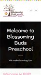 Mobile Screenshot of blossomingbudspreschool.com